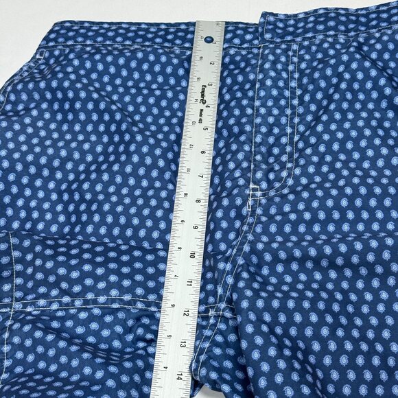 Peter Millar Blue Polka Dot Swimsuit Board Shorts Drawstring Waist & Pockets XL. - Picture 6 of 15